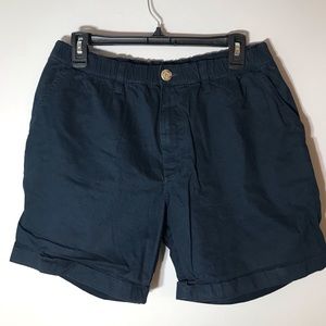 Chubbies Navy Blue Stretchy Shorts. Size XL.